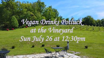 Vegan Drinks Potluck at the Vineyard