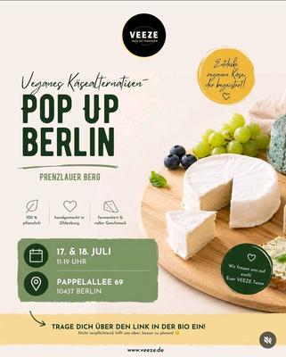 Veganes Käsealternativen POP UP BERLIN