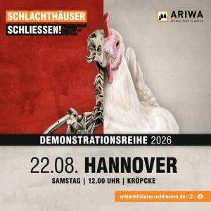 Demo in Hannover: „Schlachthäuser schließen!“