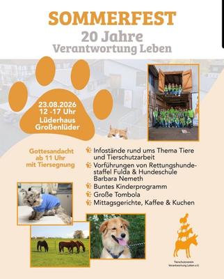 SOMMERFEST 20 Jahre Verantwortung Leben