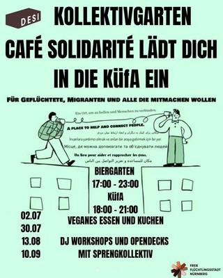 KOLLEKTIV GARTEN CAFÉ SOLIDARITÉ