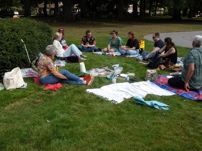 Vegan Potluck/picknick in het Oranjepark
