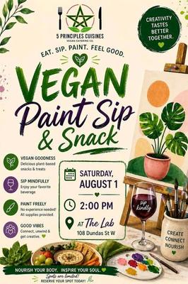 Vegan Paint, Sip & Snack