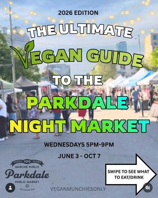 Vegan Vendors at Parkdale Night Market