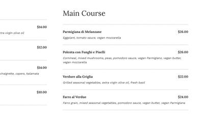 Special Chef Memmo Lasagna at Ferraros!