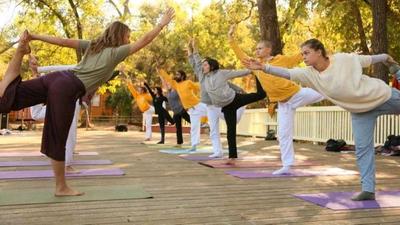 Yoga Day @ Battery Park NYC