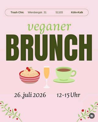 Veganer BRUNCH x Trash Chic