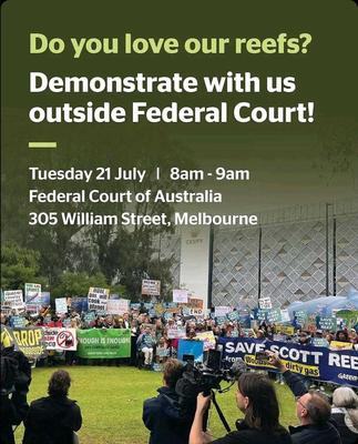 🪸 Demonstration Outside Federal Court