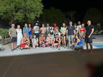 Vegan Pool Party, Poker, & Potluck