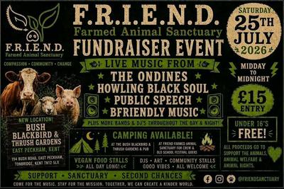 F.R.I.E.N.D. Farmed Animal Sanctuary FUNDRAISER EVENT