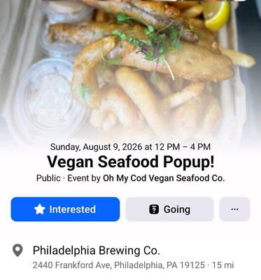 Vegan Popup