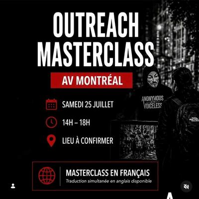 OUTREACH MASTERCLASS AV MONTRÉAL
