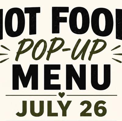 Hot Food Pop-Up Fundraiser