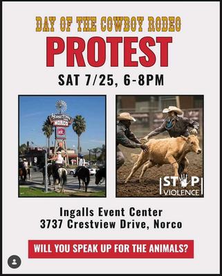 DAY OF THE COWBOY RODEO PROTEST