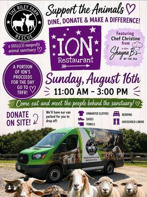 The Riley Farm Rescue DINE, DONATE & MAKE A DIFFERENCE!
