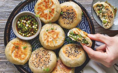 No-Yeast Crispy Bottom Vegetable Buns