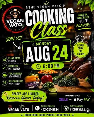 THE VEGAN VATO COOKING CLASS