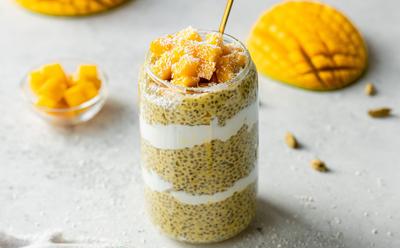 Mango Lassi Chia Pudding