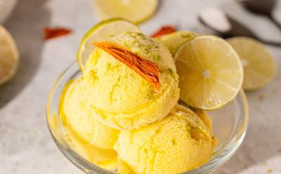 Vegan Mango Lime Sorbet