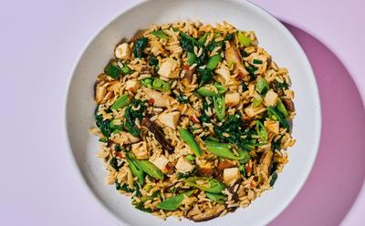 Shiitake And Smoked Tofu Fried Rice