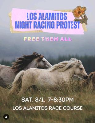 LOS ALAMITOS NIGHT RACING PROTES