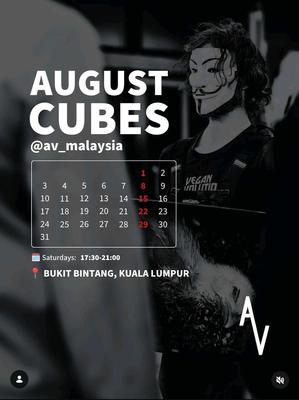 AUGUST CUBES @av_malaysia
