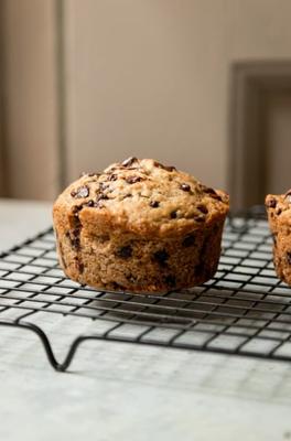 Two Big Chocolate Chip Muffins