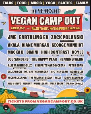 Vegan Camp Out