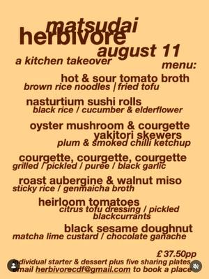 Matsudai Herbivore A Kitchen Takeover