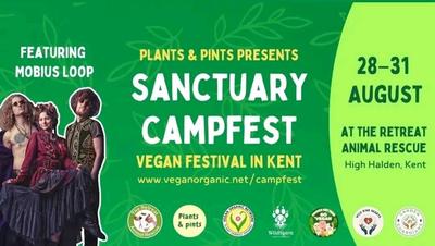 SANCTUARY CAMPFEST VEGAN FESTIVAL IN KENT