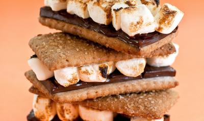 Gooey Grilled S'mores With Strawberries and Bananas