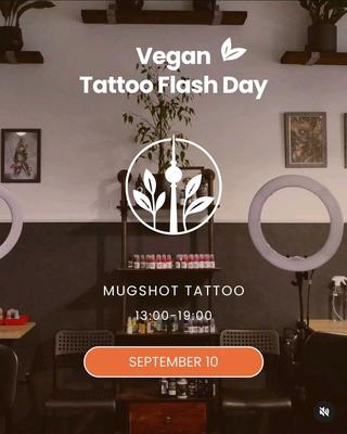 Vegan Tattoo Flash Day
