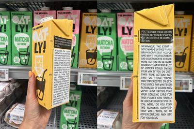 Oatly Prints Climate Action Message on Cartons in Bid to Mobilize the “89%”