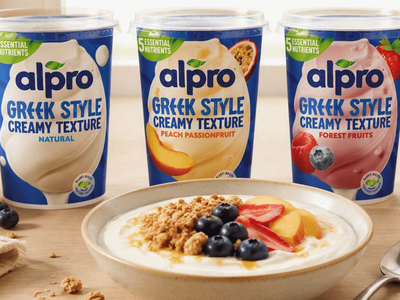 Alpro Launches Greek-Style Yoghurt Prioritising ‘Extra Creamy’ Texture Over Protein