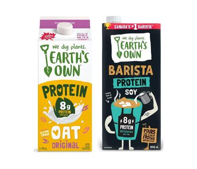 Earth’s Own Puts 8g of Protein Into Two New Drinks for Canadian Grocery