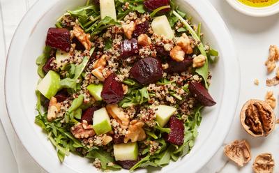 Beet And Quinoa Salad With Maple Vinaigrette