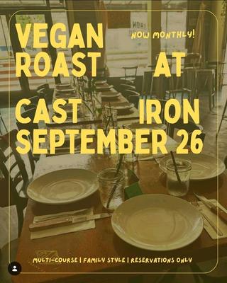 VEGAN ROAST AT CAST IRON