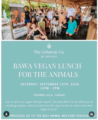 BAWA VEGAN LUNCH FOR THE ANIMALS