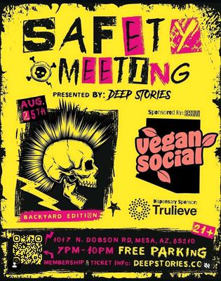 SAFETY MEETING WITH THAT VEGAN SOCIAL