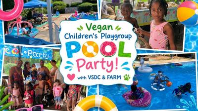 Vegan Children's Playgroup Pool Party