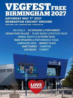 VEGFEST FREE BIRMINGHAM 2027
