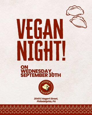 VEGAN NIGHT!