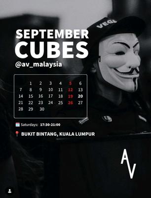 SEPTEMBER CUBES @av_malaysia