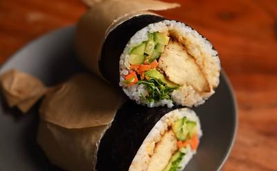 This Vegan Sushi Burrito Is The Perfect On-The-Go Lunch