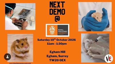 NEXT DEMO @ ROYAL HOLLOWAY UNIVERSITY