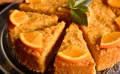 Orange-Ginger Polenta Cake
