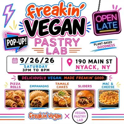 FREAKIN VEGAN PASTRY LAB POP-UP!