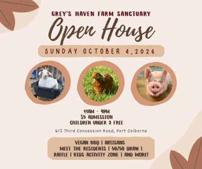 GREY'S HAVEN FARM SANCTUARY OPEN HOUSE