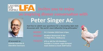 A Dinner Conversation with Peter Singer AC
