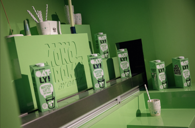 Oatly Colour-Matches Matcha to Shoppers in Shoreditch Retail Takeover